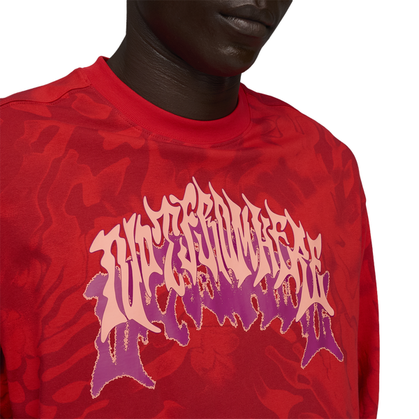 PUMA Lamelo Supernova Long Sleeve AOP Tee - Men's - Puma Red - Image 4