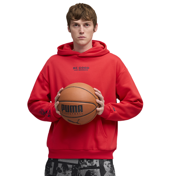 PUMA Hoops X E.T. Hoodie - Men's - For All Time Red/Multi