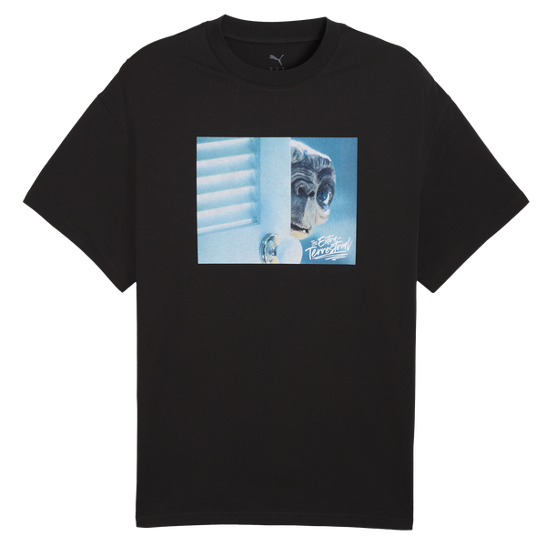 PUMA Hoops X E.T. T-Shirt II - Men's - Black/Blue - Image 4