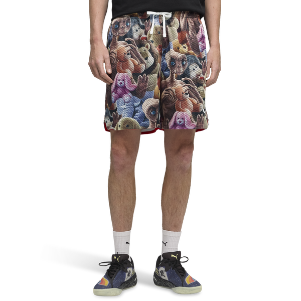 PUMA Hoops X E.T. AOP Shorts - Men's - Multi/Multi