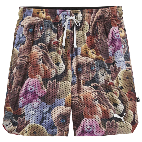 PUMA Hoops X E.T. AOP Shorts - Men's - Multi/Multi - Image 4