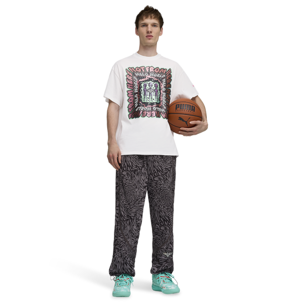 PUMA Melo World T-Shirt - Men's - White - Image 3