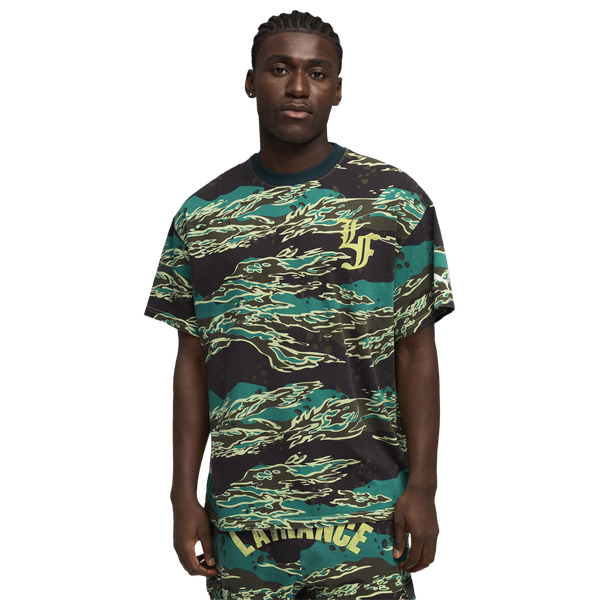 PUMA LaFrance Supply AOP T-Shirt - Men's - Green Terrain Aop/Brown