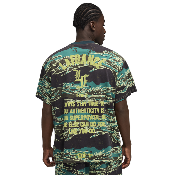 PUMA LaFrance Supply AOP T-Shirt - Men's - Green Terrain Aop/Brown - Image 2