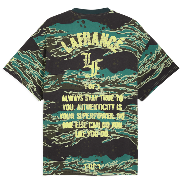 PUMA LaFrance Supply AOP T-Shirt - Men's - Green Terrain Aop/Brown - Image 5