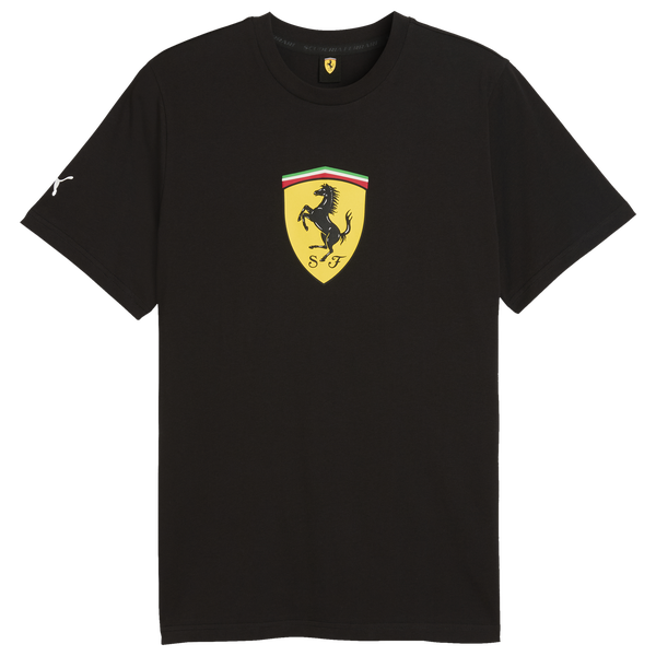 PUMA Ferrari Colored Shield Tee - Men's - Black