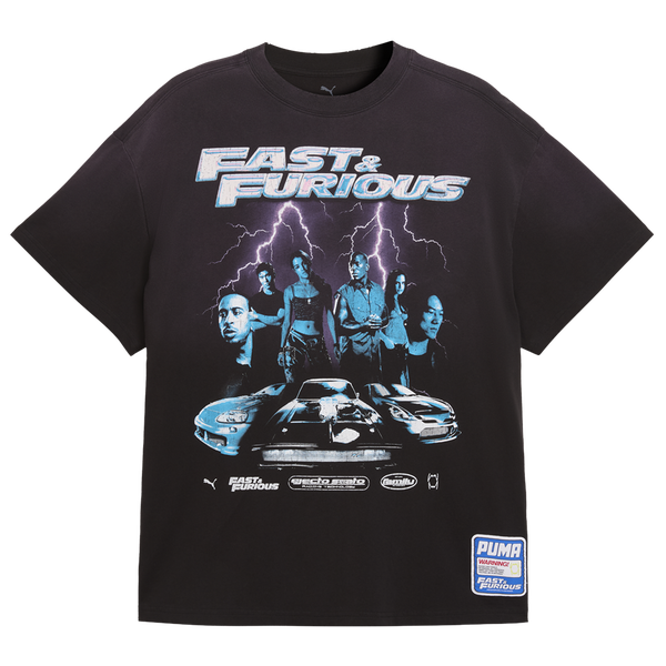 PUMA x Fast & Furious T-Shirt II - Men's - Black/Purple - Image 4