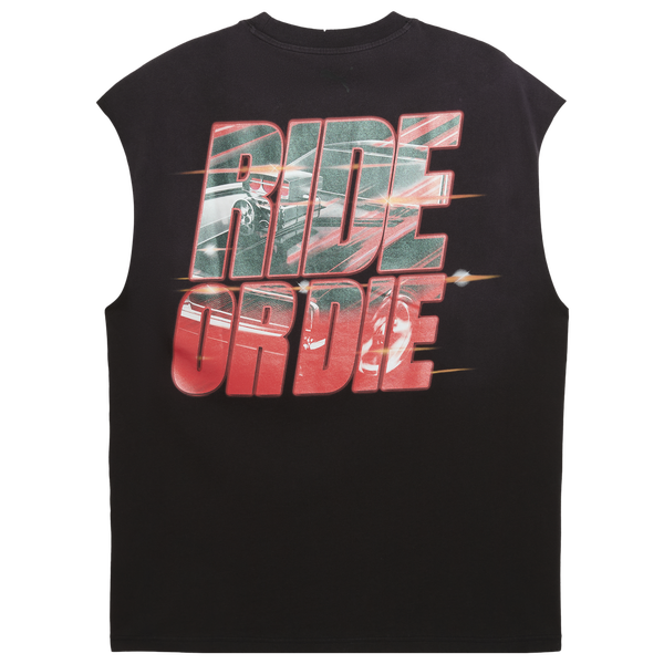 PUMA x Fast & Furious Cut-Off T-Shirt - Men's - Black/Red - Image 5