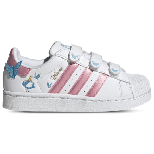adidas Superstar Alice - Girls' Preschool - White/Pink