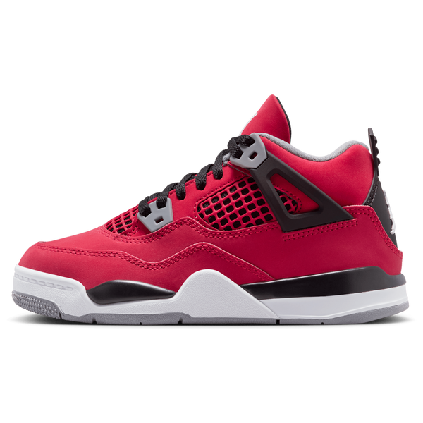 Jordan Retro 4 - Boys' Preschool - White/Red/Grey - Image 2