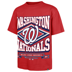 47 Brand MLB Heater Foundation Short Sleeve T-Shirt - Men's - Red