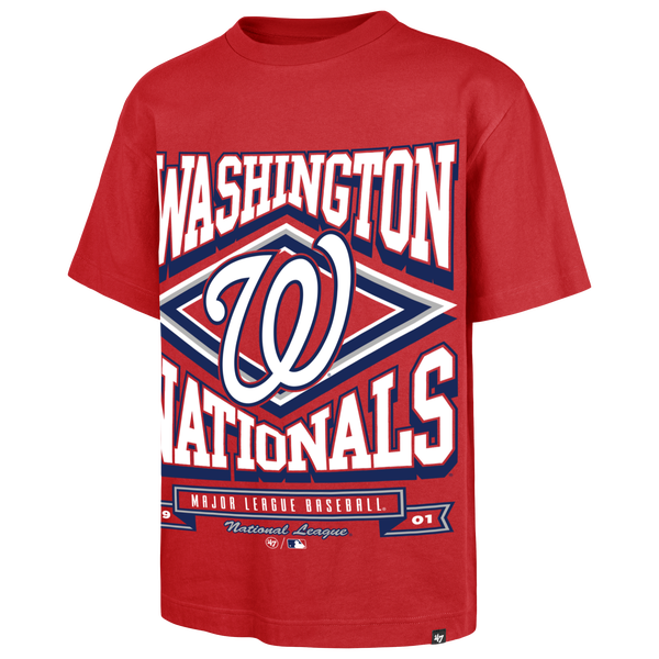 47 Brand MLB Heater Foundation Short Sleeve T-Shirt - Men's - Red