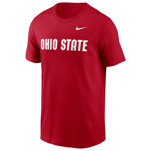 Nike Ohio State Wordmark Short-Sleeve T-Shirt - Men's - Red - Image 2