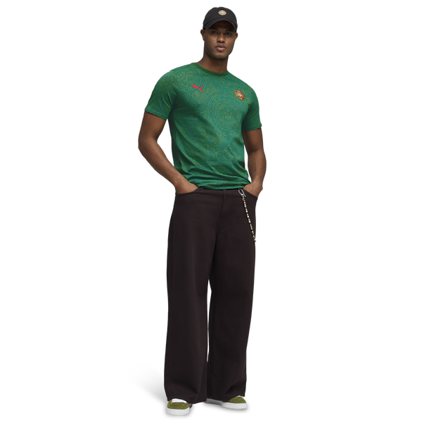 PUMA Fanpack Mexico Graphic Tee - Men's - Archive Green/Red - Image 3