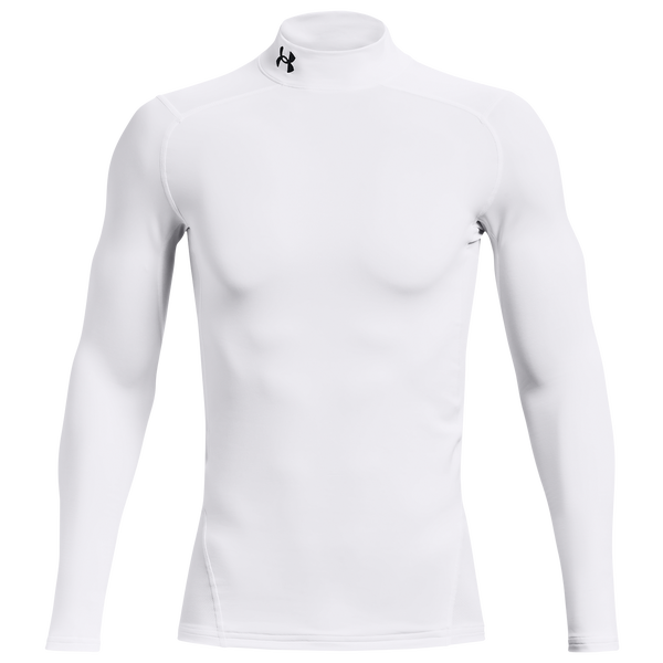Under Armour CG Armour Comp Mock - Men's - White/Black - Image 2