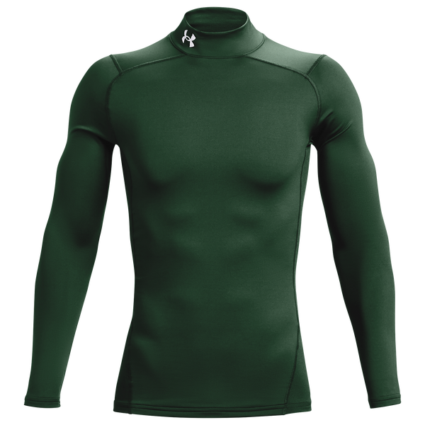 Under Armour CG Armour Comp Mock - Men's - Forest Green/White - Image 3