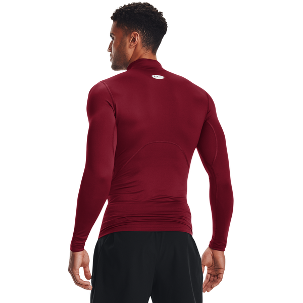 Under Armour CG Armour Comp Mock - Men's - Cardinal/White - Image 2