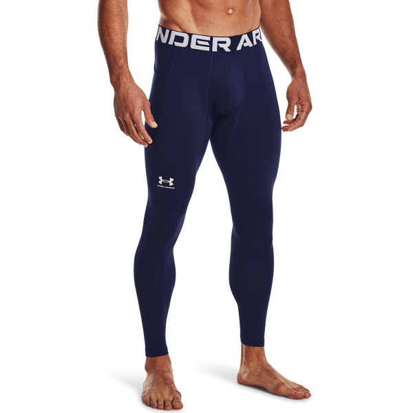 Under Armour CG Armour Compression Tights - Men's - Midnight Navy/White - Image 4