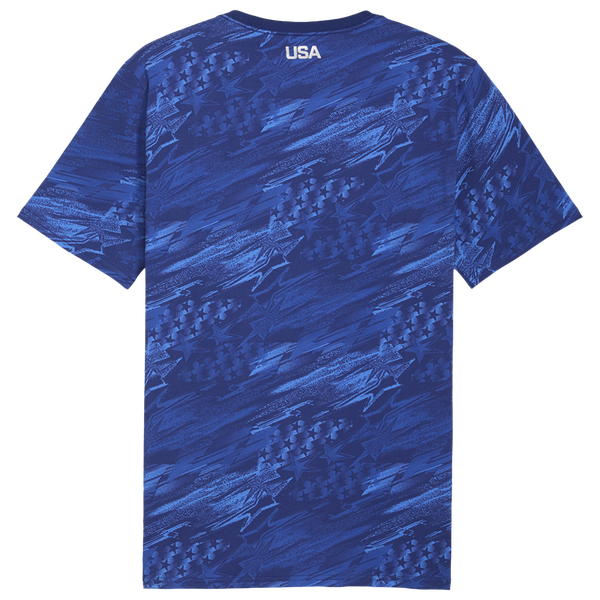 PUMA Usa Passion Aop Tee - Men's - Elektro Blue/Bluemazing - Image 5