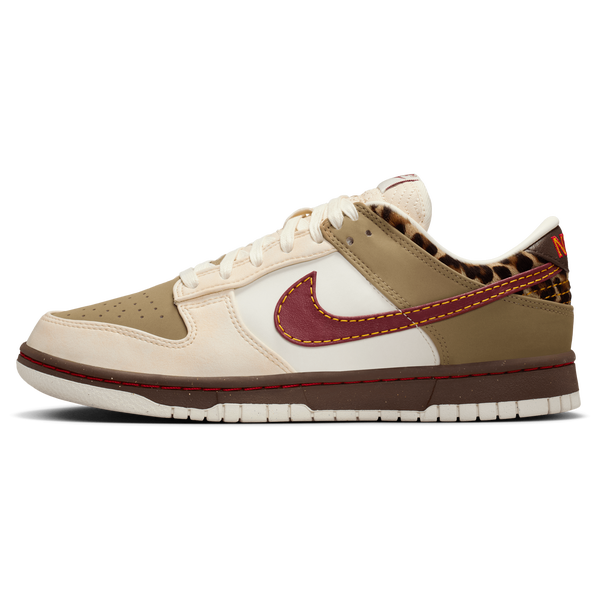Nike Dunk Low NA29 - Women's - Khaki/Team Red/Baroque Brown - Image 2