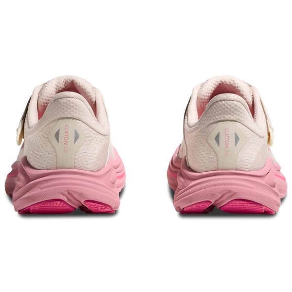HOKA Clifton 10 - Girls' Preschool - Dried Rose/Rose Cream - Image 3