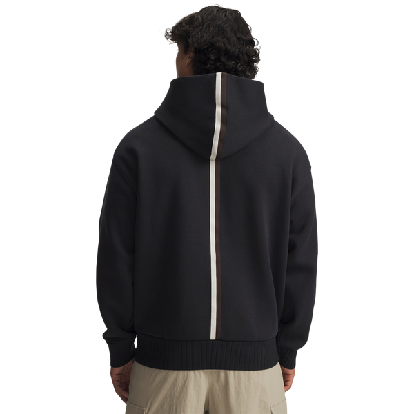 Under Armour Icon Heavy Rib Hoodie - Men's - Black/White - Image 2