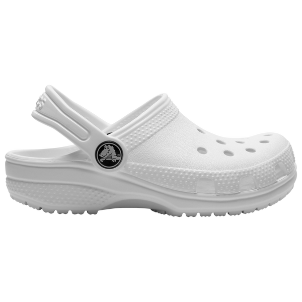 Crocs Classic Clogs - Boys' Grade School - White/White