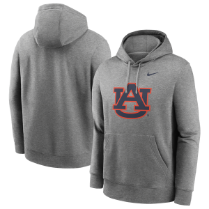 Nike Auburn Primary Hoodie - Men's - Gray