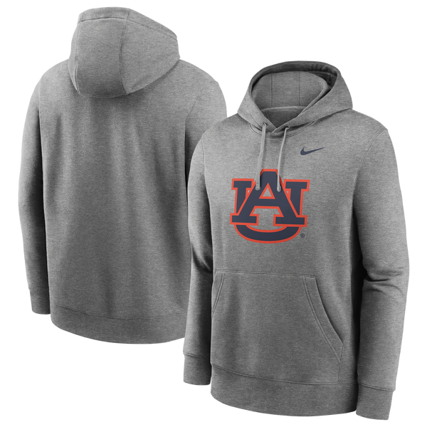 Nike Auburn Primary Hoodie - Men's - Gray