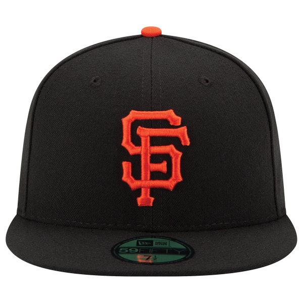 New Era Giants 59Fifty Authentic Cap - Adult - Black/Blue/Red - Image 2