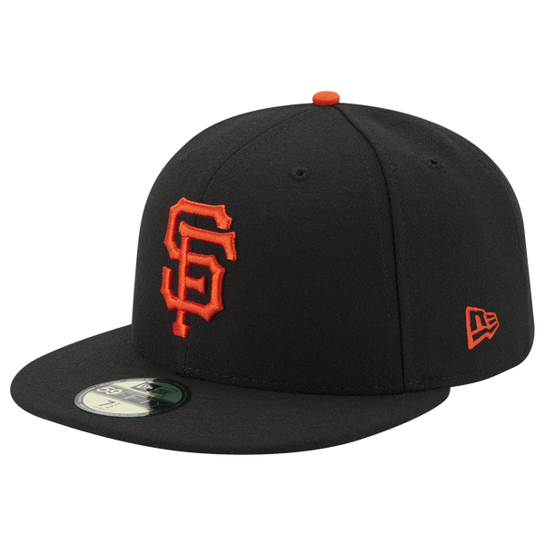 New Era Giants 59Fifty Authentic Cap - Adult - Black/Blue/Red - Image 5