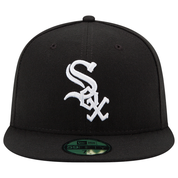 New Era White Sox ACPERF Hat - Men's - Black/White - Image 2