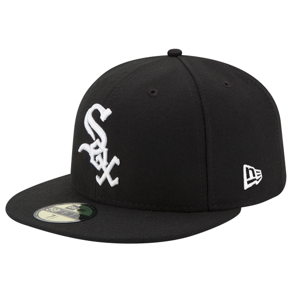New Era White Sox ACPERF Hat - Men's - Black/White - Image 5