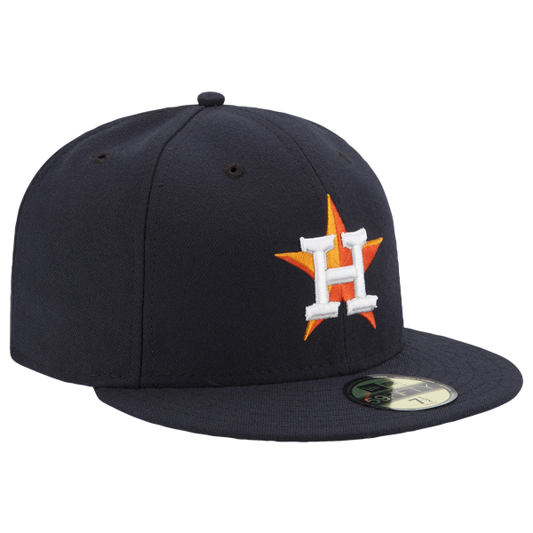 New Era Astros 59Fifty Authentic Cap - Adult - Red/Navy - Image 3