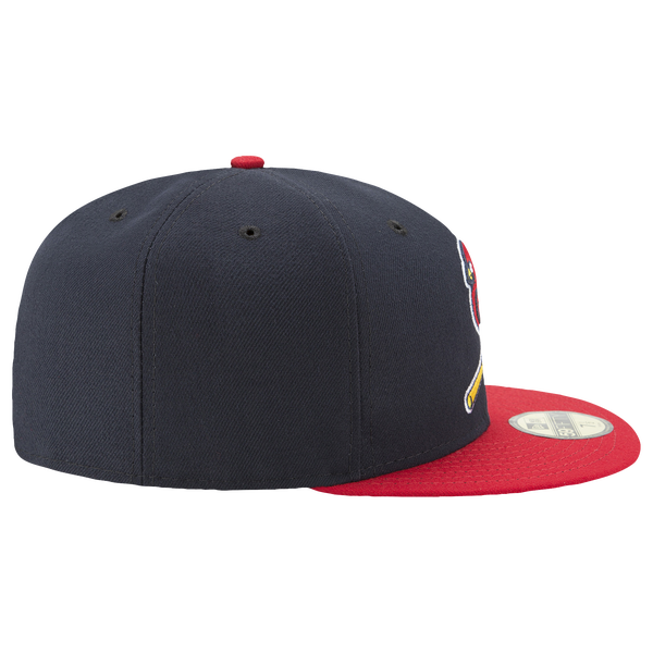 New Era Cardinals 59Fifty Authentic Cap - Adult - Navy/Red - Image 4