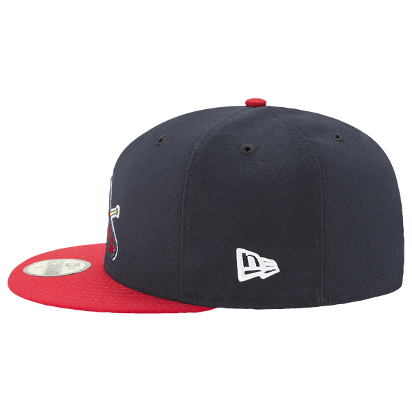 New Era Cardinals 59Fifty Authentic Cap - Adult - Navy/Red - Image 5