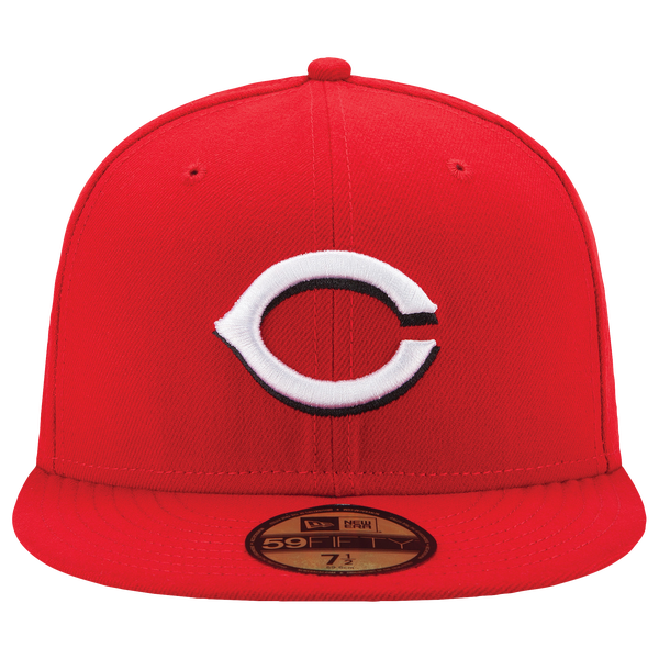 New Era Reds 59Fifty Authentic Cap - Adult - Red/Red - Image 2