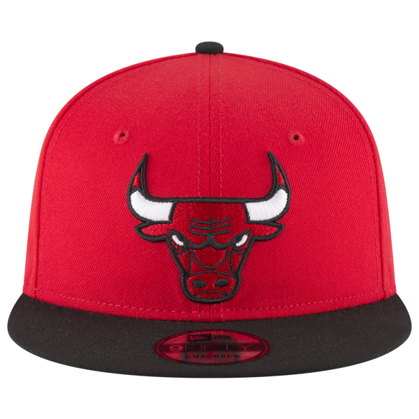 New Era Bulls 2T T/C - Men's - Black/Red - Image 3