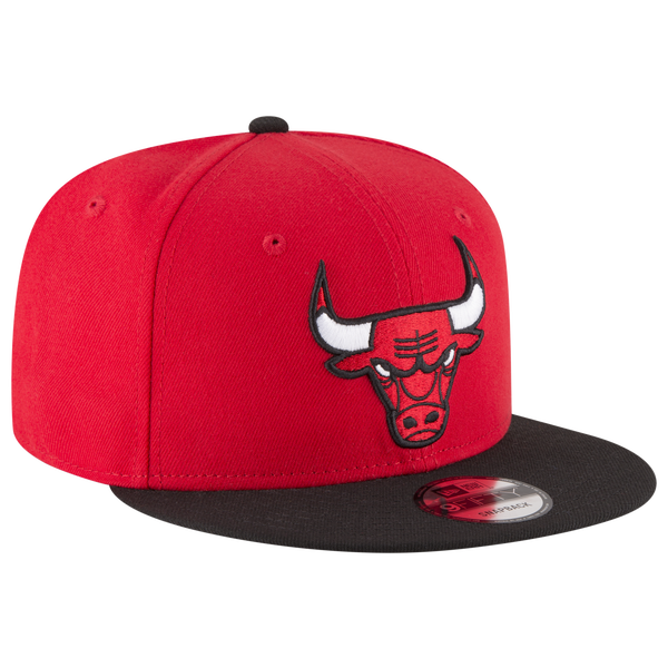 New Era Bulls 2T T/C - Men's - Black/Red - Image 4