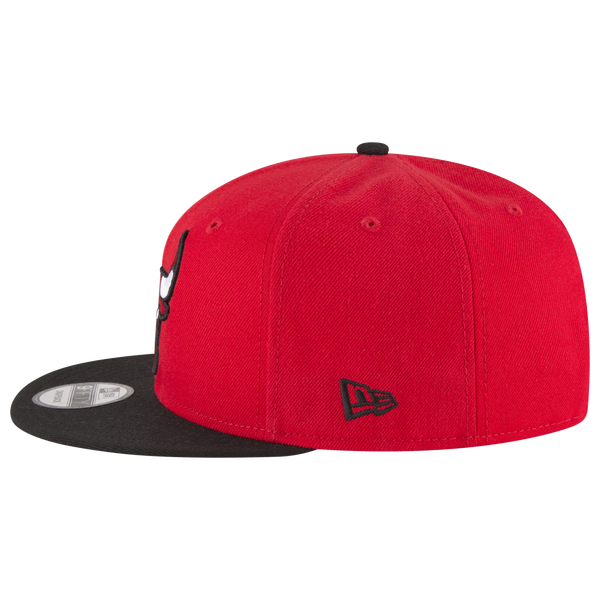 New Era Bulls 2T T/C - Men's - Black/Red - Image 6