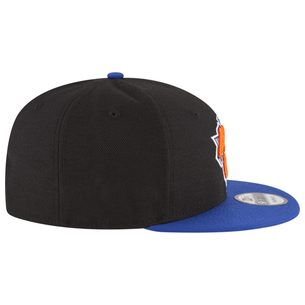New Era Knicks 9Fifty Cap - Men's - Black/Black - Image 4