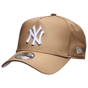 New Era Yankees 9Forty A Frame Cap - Men's - Khaki/White