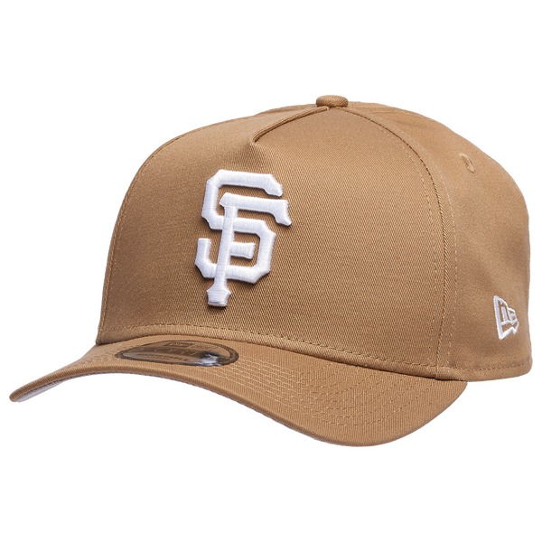 New Era Giants 9Forty A Frame Cap - Men's - Khaki/White