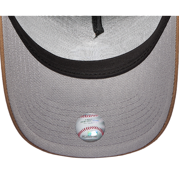 New Era Red Sox 9Forty A Frame Cap - Men's - Khaki/White - Image 5