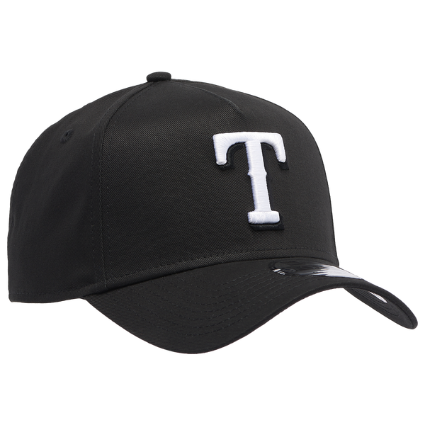 New Era Rangers A Frame Adjustable Cap - Men's - Black/White - Image 3