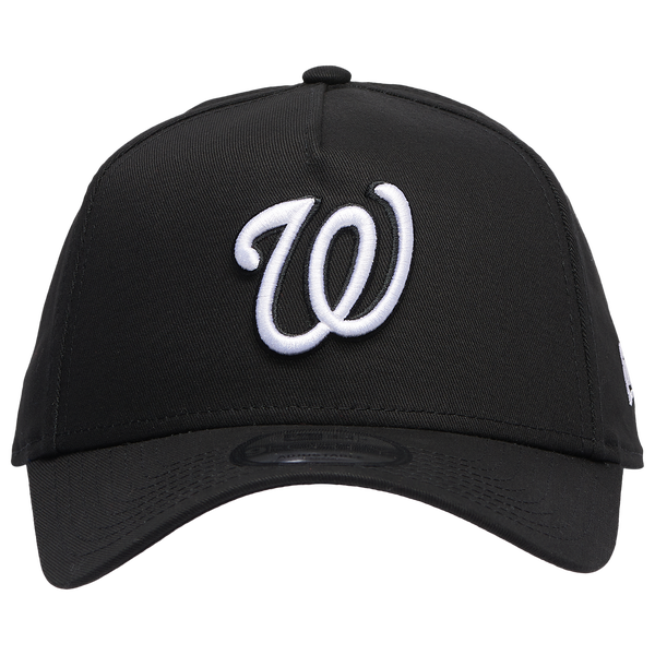 New Era Nationals A Frame Trucker Cap - Men's - White/Black - Image 2