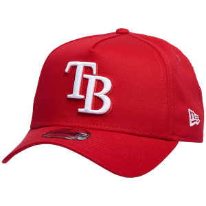 New Era Rays 9FORTY A-Frame Hat - Adult - Red/White