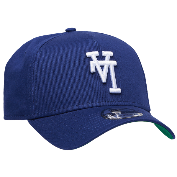 New Era Dodgers A Frame Upside LA Adjustable Cap - Men's - Blue/White - Image 3