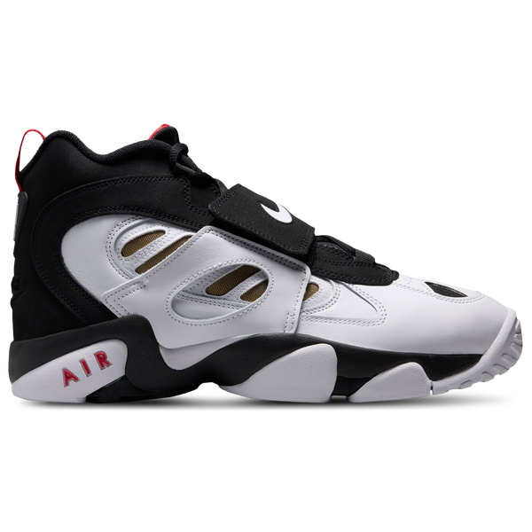 Nike Air Diamond Turf - Men's - Black/Fire Red/White