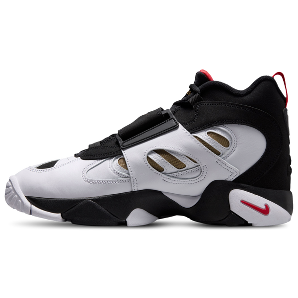 Nike Air Diamond Turf - Men's - Black/Fire Red/White - Image 2